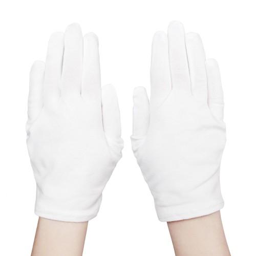 Хлопковые перчатки BEAJOY белые М (1 пара)