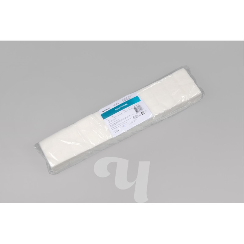 Воротнички из спанлейса, 7*40 см, белый, 200 шт/упк